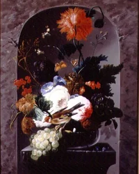 Nature morte avec un pinson