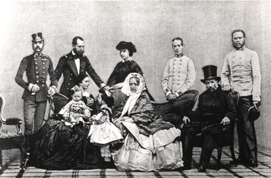 La famille impériale autrichienne, 1860