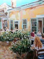Terrasse du café d