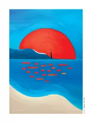 Phare du soleil rouge