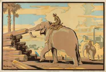 Empilage de bois, de la série 