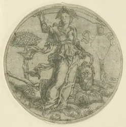 Judith avec la tête d