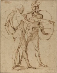 Deux nus masculins, vers 1520