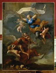 Triomphe du temps (peinture sur toile)
