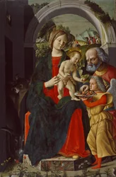La Sainte Famille avec un ange