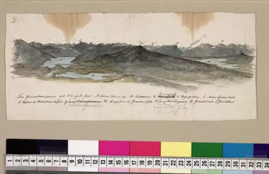 Souvenir du voyage en montagne en 1820
