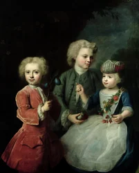 Les Enfants du conseiller Barthold Heinrich Brockes (1680-1747)