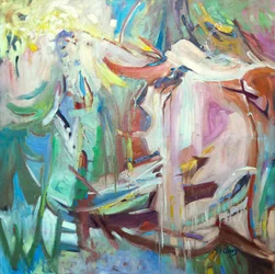 Toutes les saisons, vers 1980-95 (huile sur toile)