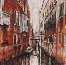 Reflets sur les canaux de Venise