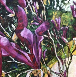 Abstrait floral éclatant
