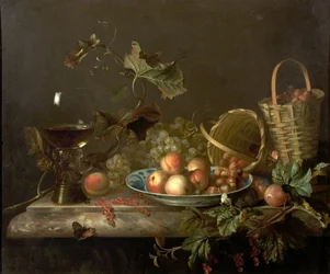 Nature morte avec verre de vin, 1692
