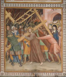 Scène du Nouveau Testament : Portement de la croix