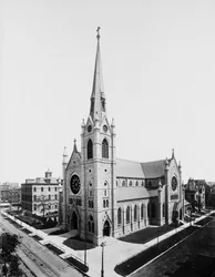 Cathédrale du Saint-Nom, Chicago, Illinois, États-Unis, c.1895