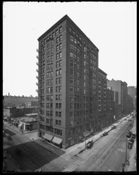 Bâtiment Pontiac, Chicago, Illinois, USA, vers 1891