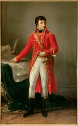 Portrait en pied de Napoléon Bonaparte en Premier Consul (1769-1821). Tableau d