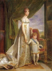 Hortense-Eugénie de Beauharnais (1783 - 1837), Reine de Hollande et son fils Charles Napoléon Bonaparte (1803 - 1807), 1806