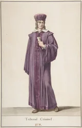 Un juge du tribunal criminel, vers 1798-99