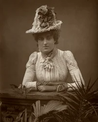 Actrice britannique Cissy Grahame dans Le Pickpocket, 1886