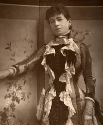 Actrice britannique Lady Monckton dans Jim the Penman, 1886