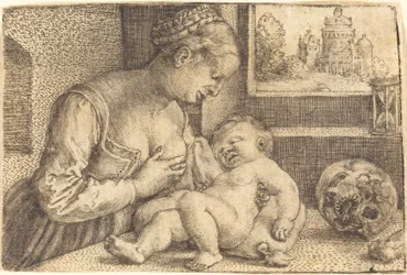 Madone avec crâne