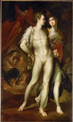 " Sine Cerere et Baccho friget Venus" 1590 (peinture sur toile)