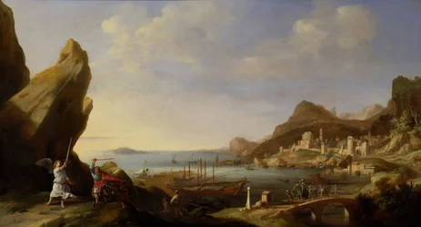Paysage côtier avec Balaam et l