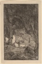Grotte avec des frères