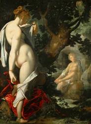 Allemand : Hermaphroditus und die Nymphe Salmacis Hermaphroditus et la nymphe Salmacis