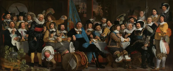 Banquet à la guilde des arbalétriers en célébration du traité de Münster