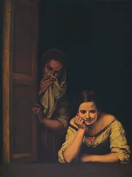 Deux femmes à une fenêtre, 1655-1660