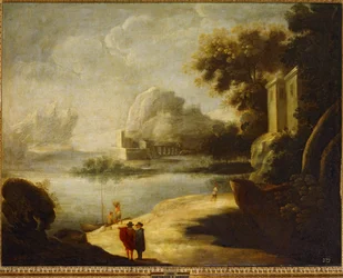 Paysage ... (huile sur toile)