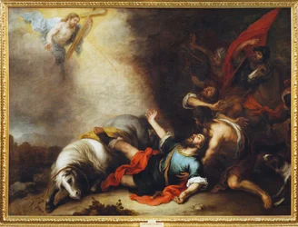 La conversion de Saint Paul (peinture sur toile)