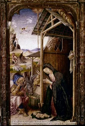 Polyptyque de Conversano, détail de la Nativité