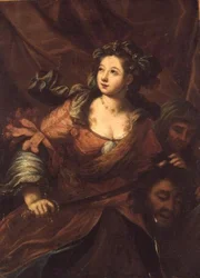 Judith quittant la tente d