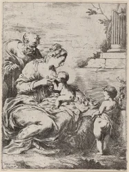 La Sainte Famille avec Saint Jean