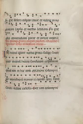 Missale : Fol. 156 : Musique pour Exultet, 1469