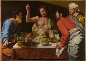 La Cène à Emmaüs, vers 1615-1625 (Huile sur toile)