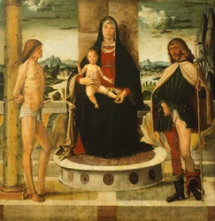 Madonna avec Enfant et Saints