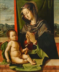 La Vierge adorant l