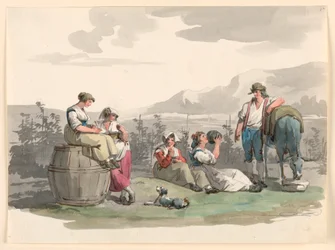 Repos pendant les vendanges
