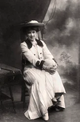 Decima Moore 1871-1964, actrice anglaise, 1907