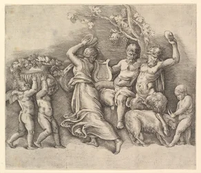 Une Bacchanale, 1530-61
