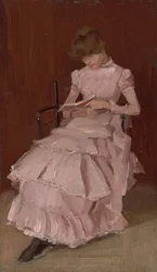 Fleur de pêcher, vers 1890-1894 (huile sur bois)