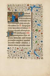 Saint Barnabé lisant un livre