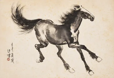 Cheval au galop