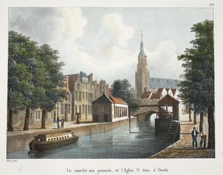 Le marché aux poissons, et l