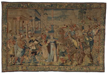 Tapisserie, Salomon et la Reine de Saba