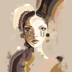 Portrait tribal serein