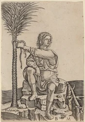 Homme assis près d