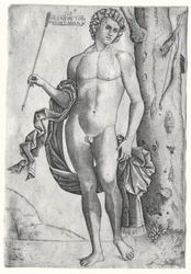 Homme avec une flèche, vers 1515